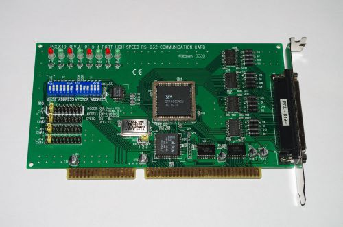 PCL 849 Rev A1 01-05 4 port High speed Communication card