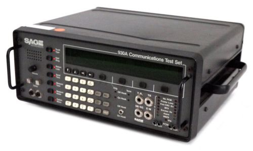 Sage 930a signaling/tims/return loss measuring communications test set parts for sale