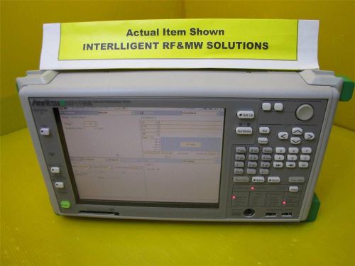 Anritsu 1590b network performance tester with mu150101 2.5/2.6g eos unit for sale