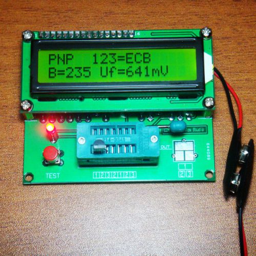 Digital Transistor Tester Capacitor ESR Inductance Resistor LCR Meter NPN PNP