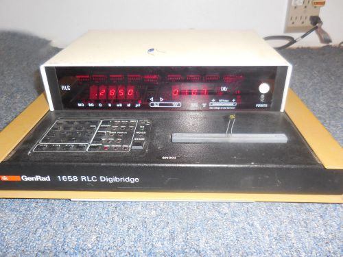 General radio, gen rad 1658 rlc digibridge for sale