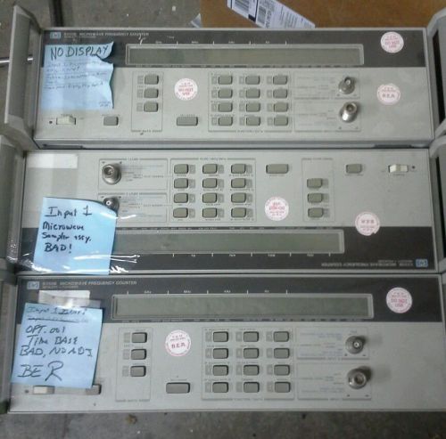 HP 5350b microwave frequency counters  parts units.
