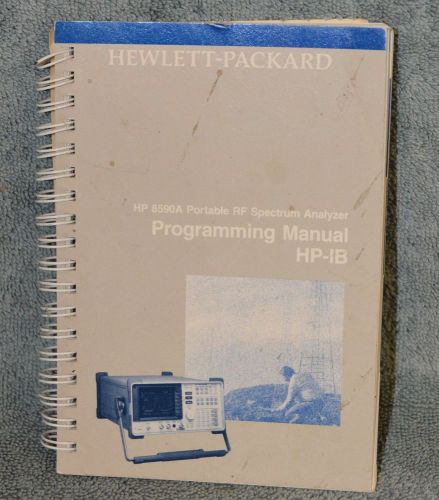 HP-IB Programming Manual for Hewlett Packard HP 8590A Spectrum Analyzer
