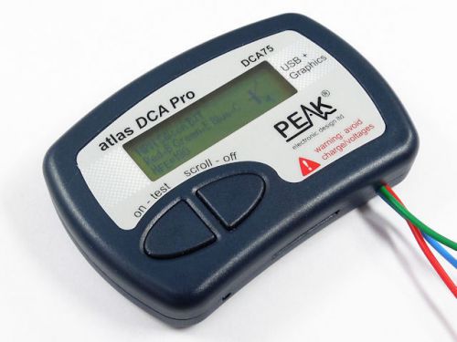 Peak dca75 atlas advanced semiconductor analyser with curve tracing new for sale