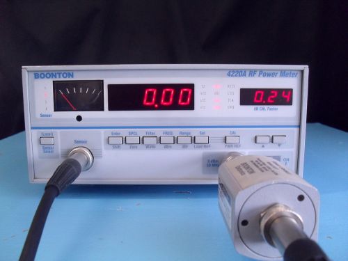 Boonton 4220a w/26.5ghz sensor - rf power meter for sale