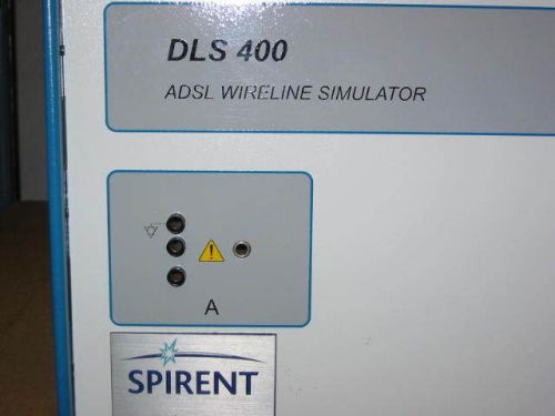 Spirent DLS 400 DL4-400J3 ADSL Wireline Simulator 400J3 90Day Warranty Free Ship