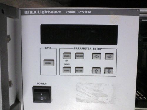 Ilx lightwave fom7900b multi-channel fiber optic test system mainframe for sale