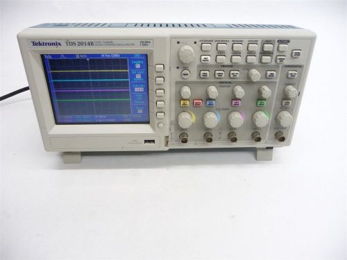 Tektronix TDS-2014B TDS2014B 4 Channel Digital Storage Oscilloscope 100MHz 1GS/s