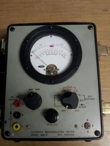 Rare Vintage Transistor Tester - Model AEL 245-M