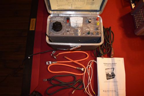 Avo biddle multi-amp ms-1 high current circuit breaker &amp; overload relay test set for sale