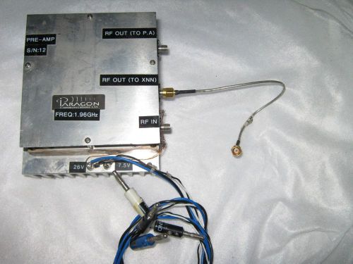 Microwave RF Power Preamp Amplifier + Heatsink 2 GHz
