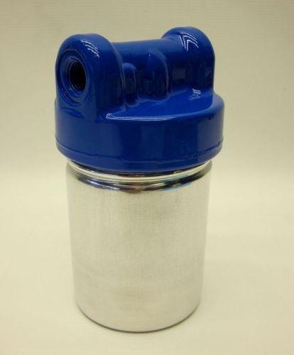 Gast 1/2&#034; pneumatic muffler silencer metal jar intake new for sale
