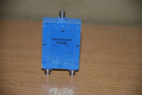 PASTERNACK PE2026 50 OHM 2 WAY SMA POWER DIVIDER 2GHZ-8GHZ 10 WATTS (PL-A8-23)