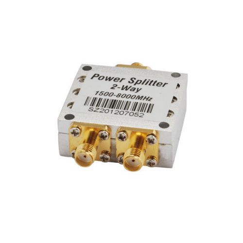 1500-8000MHz 2-way Power Divider SMA female jack RF connector # PD-2626