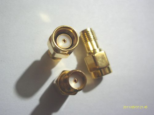 30 pcs  RF coaxial adapter connector  SMA female jack to RP-SMA male jack center