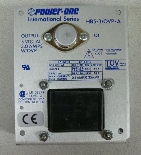 * Power One HB5-3/OVP-A *