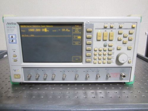 Anritsu MG3670B Digital Modulation Signal Generator with OPT3, MG0301C, MG0303B