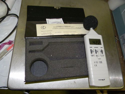 VWR (Control Company) Traceable Sound Level Meter 12777-836 W Case &amp; Certificate