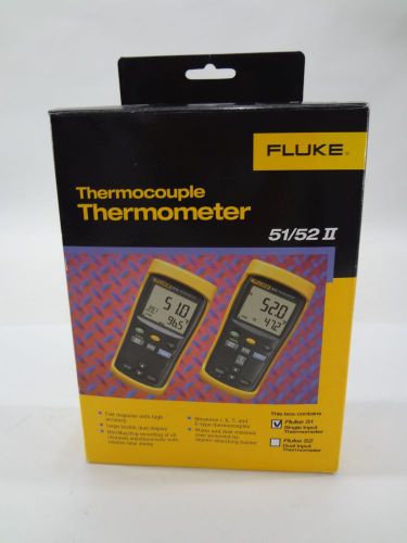 Fluke Thermocouple Thermometer 51/52 II Brand new in Box