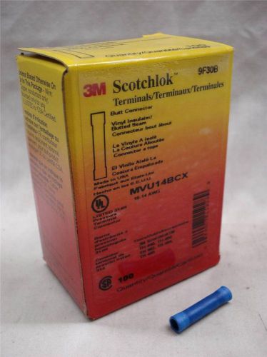 3m scotchlok butt splice connector,  box of 100,  mvu14bcx / 4x313,  nib for sale