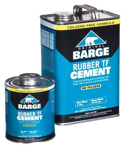 1 quart barge rubber tf cement glue adhesive temporary bonding for sale