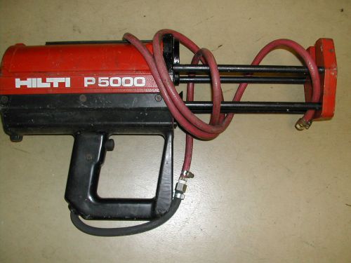 Hilti p5000 pneumatic dispenser for 2 part epoxy caulking gun adhesive, works for sale