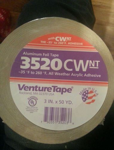 Venture Tape HVAC Aluminum Foil Tape, 3 in x 150 ft - 3520CWA-H884