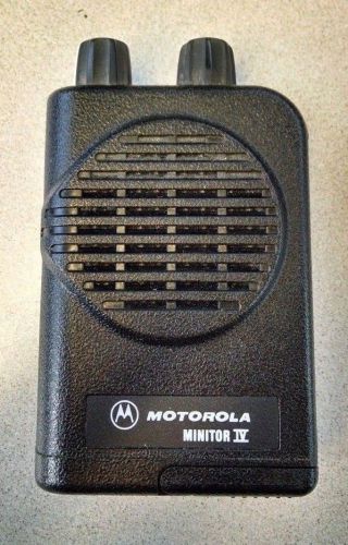 Motorola Minitor IV 4 VHF Fire EMS Police Pager - FREE PROGRAMMING INCLUDED
