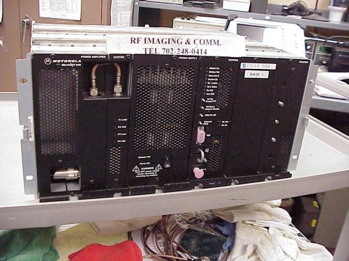 Motorola uhf quantar repeater 25-watt 438-470-mhz narrow band/wide band for sale