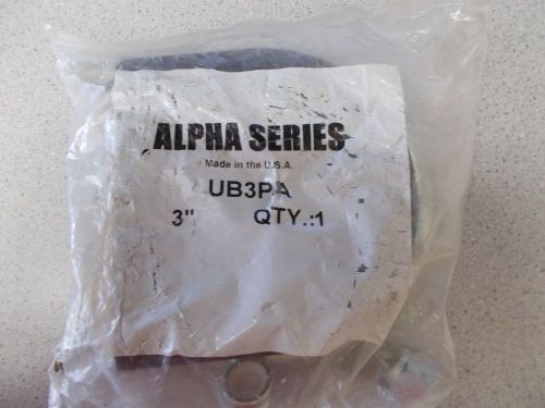 Alpha Series UB3PA 3&#034; Bolt threads cushioned ZSI NEW