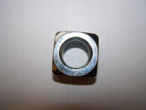 3/4-10 grade 2 regular square nut unc clear zinc finish, pk 50 for sale