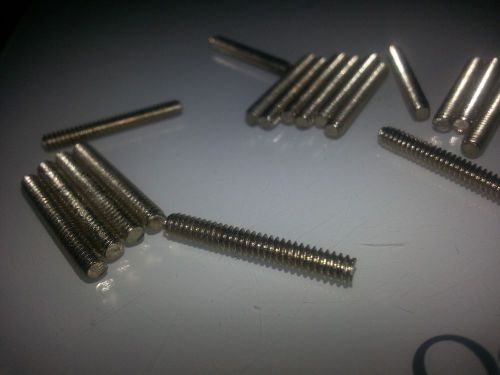 Full Threaded Stud, 6-32 X 1 Nickle Plated Brass QTY 3,300