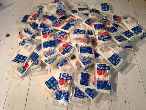 Lot thomas &amp; betts 7 inch ty rap. 80 packages of 100. 8000 cable ties. new for sale