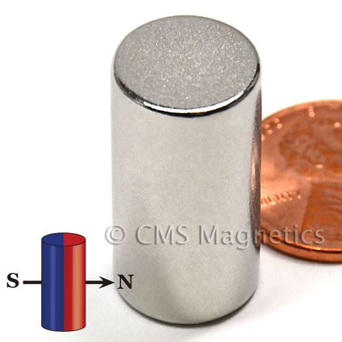 Diametrically magnetized neodymium magnet n42 dia 1/2x1&#034; ndfeb rare earth 50-cnt for sale