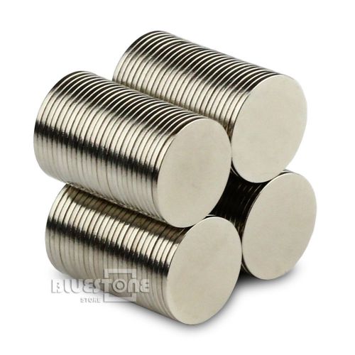 Lot 100x strong round circleslice disc magnets 15 * 1mm neodymium rare earth n50 for sale