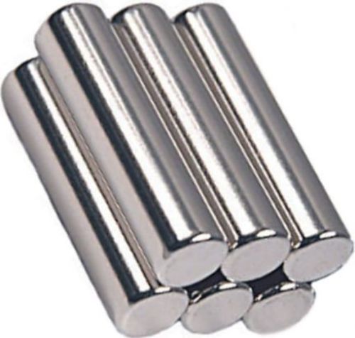 6 Neodymium Magnets 1/4 x 1 inch Cylinder N48***FREE SHIPPING!!!!!!!!!