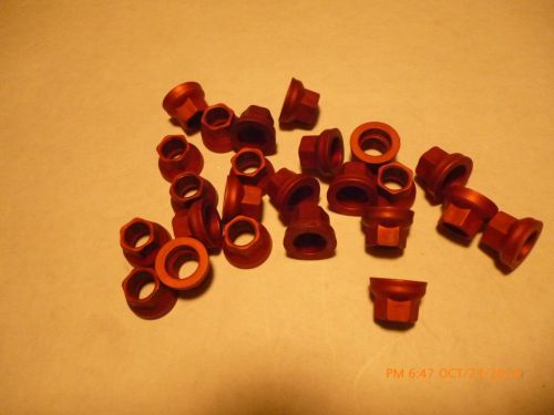 25 aluminum, aircraft 3/8&#034; 6 point nuts, fine thread for sale