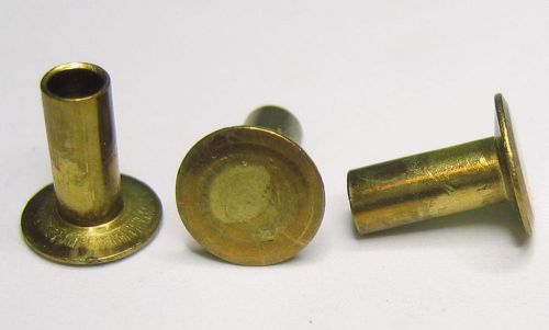 100 - pieces brass tubular rivet for sale