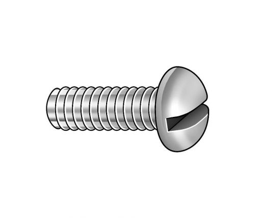 1/4-20 x 2 chrome over brass machine screw - slotted round head - pk 10 for sale