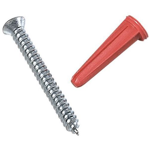 Knape &amp; Vogt 8088DP-BR Screws And Anchors-BRASS SCREWS AND ANCHORS