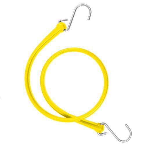 The perfect bungee 31-inch strap with stainless steel s-hooks  yellow for sale