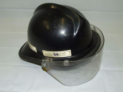 Cairns &amp; brother firefighter rescue helmet w visor black a for sale