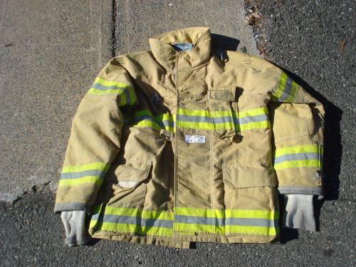 44x37 tall jacket coat firefighter bunker fire gear firegear inc. j342 for sale