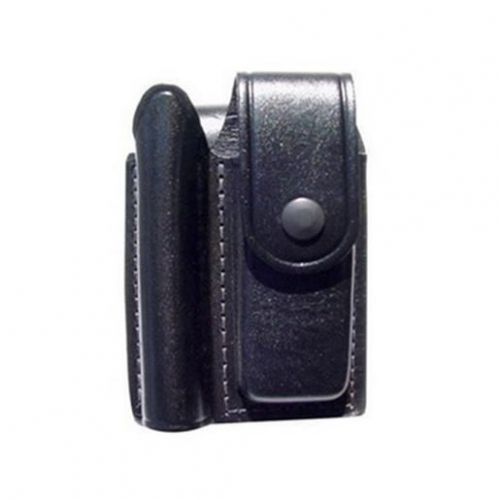 MagLite Heavy Duty Flashlight and Knife Holster Black Leather AM2A346