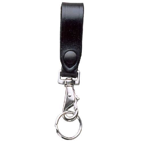 Lot 3 Desantis U02BJG1Z3 BLK Leather Duty Key Ring/Whistle Holder Belt To 2 1/4&#034;
