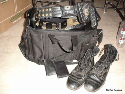 Police Gear, Tote, Belts, and Boots