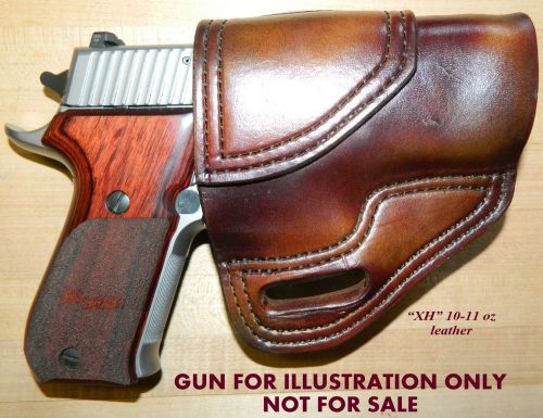 Gary C&#039;s Avenger &#034;XH&#034; OWB HOLSTER Sig Sauer P220 Carry  xHeavy 10 - 11oz Leather