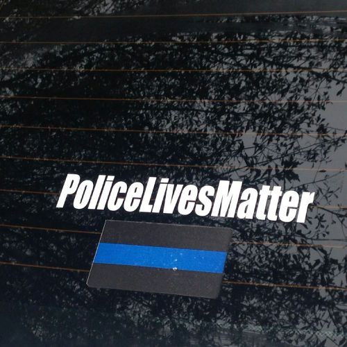 Police lives matter window large decal to support law enforcement for sale