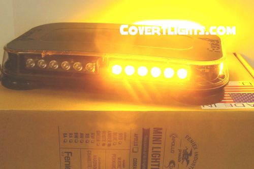 Amber feniex cobra mini x lightbar led warning plow towing security contractor for sale