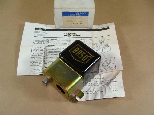 JOHNSON BASO L61LL-1 AUTOMATIC RECYCLE SWITCH FOR GAS SAFETY PILOT VALVE SYSTEM